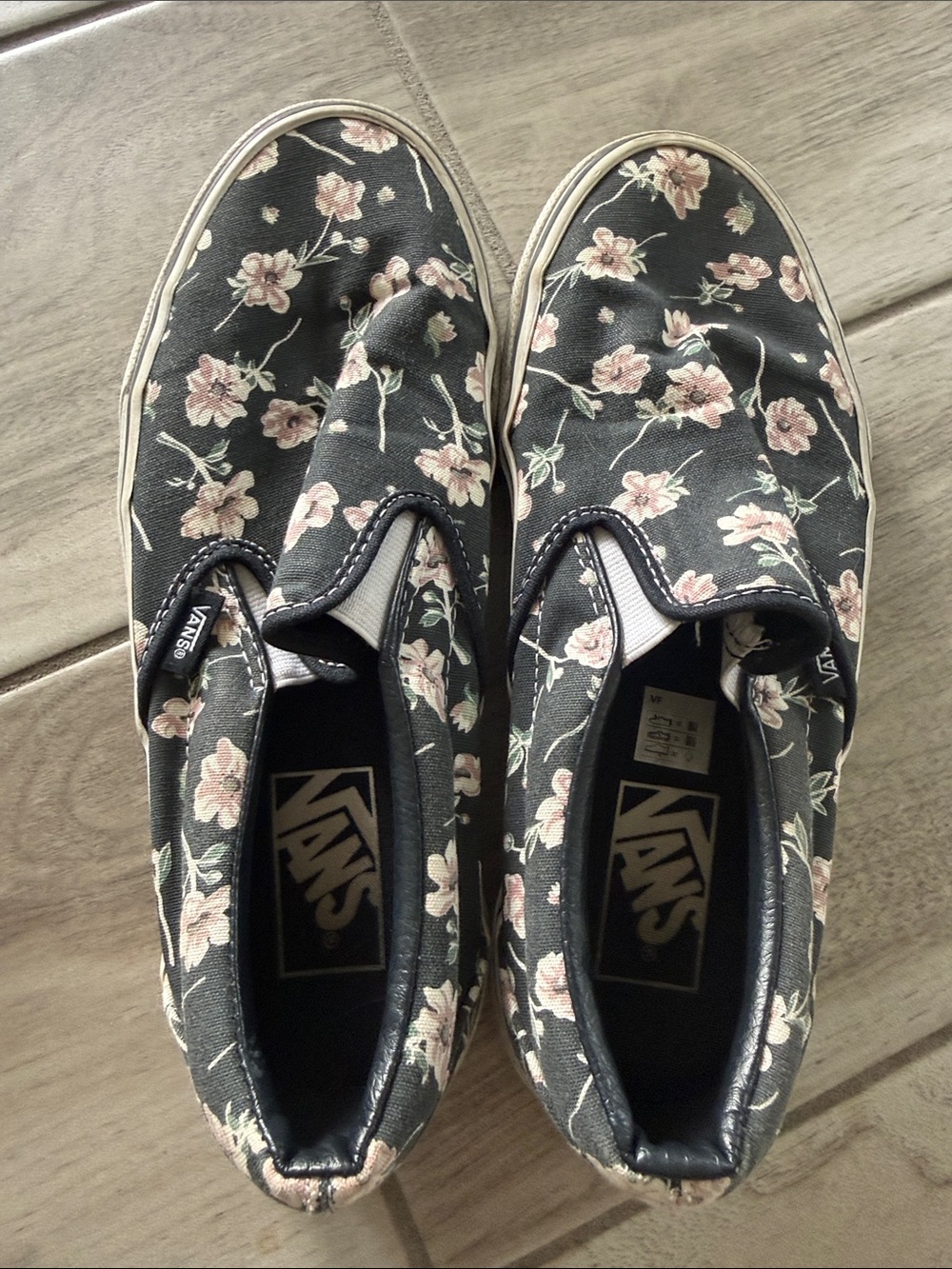 Vans Classic Slip on Navy Floral